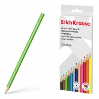 Creioane colorate 12 cul.hexagonale ErichKrause