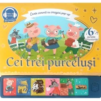 Carte sonora cu imagini pop-up. Cei trei purcelusi