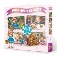 Puzzle 4in1, Bucle aurii si ursii